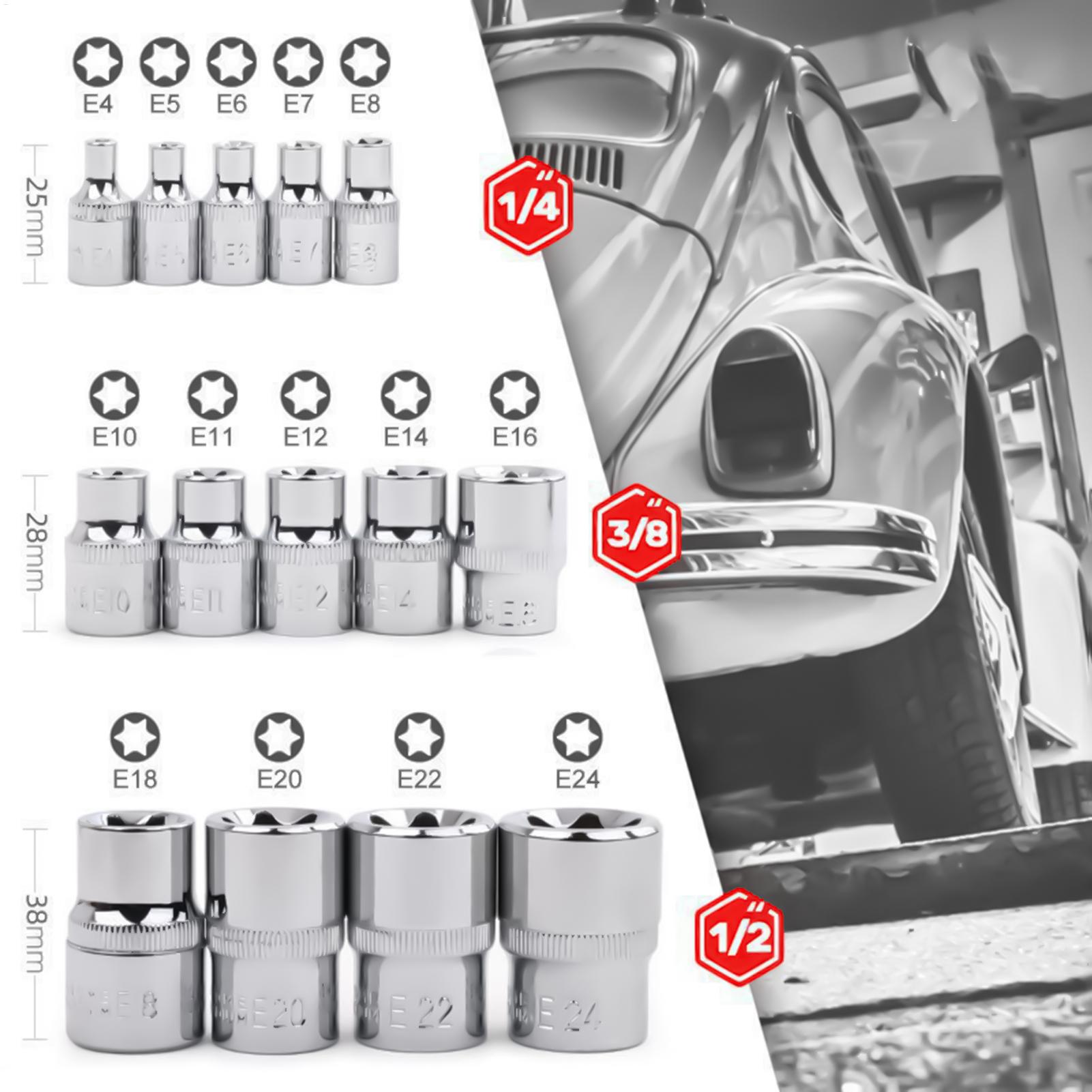 Tool Set - Set Soket Portabel Multifungsi Tahan Banting