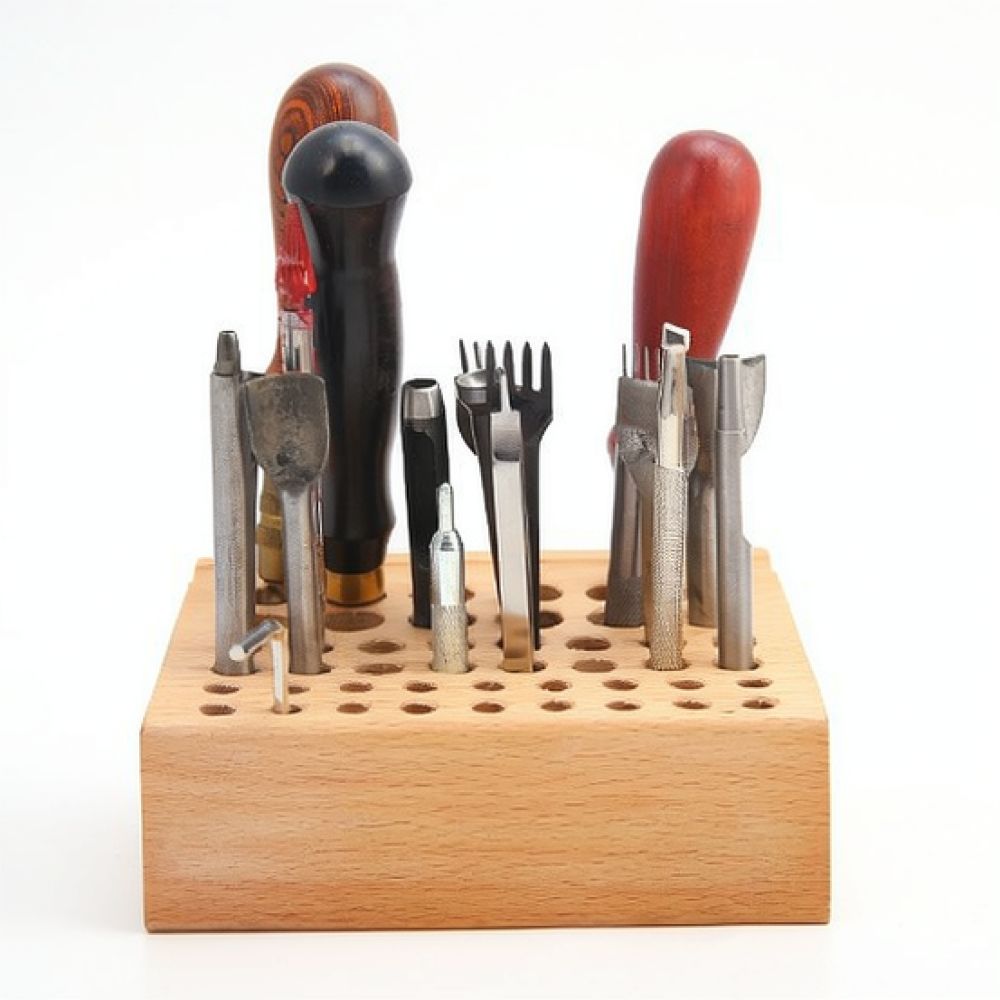 Hand Tools And Workshop Equipment - Rak Penyimpanan Peralatan Kerajinan Kulit, Terbuat