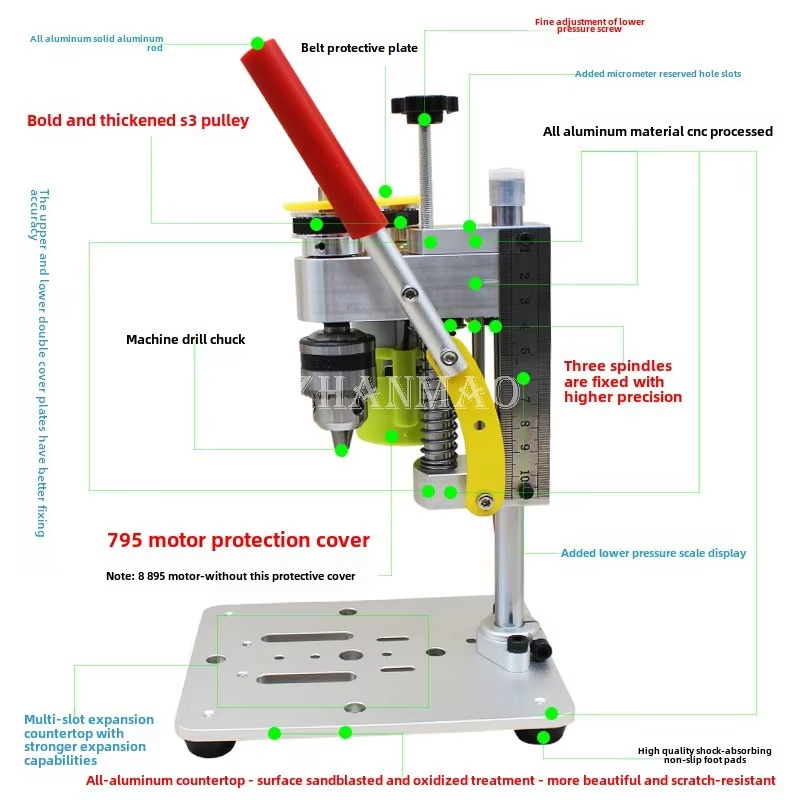 Drill Press - Mesin Bor Mini Presisi untuk Meja