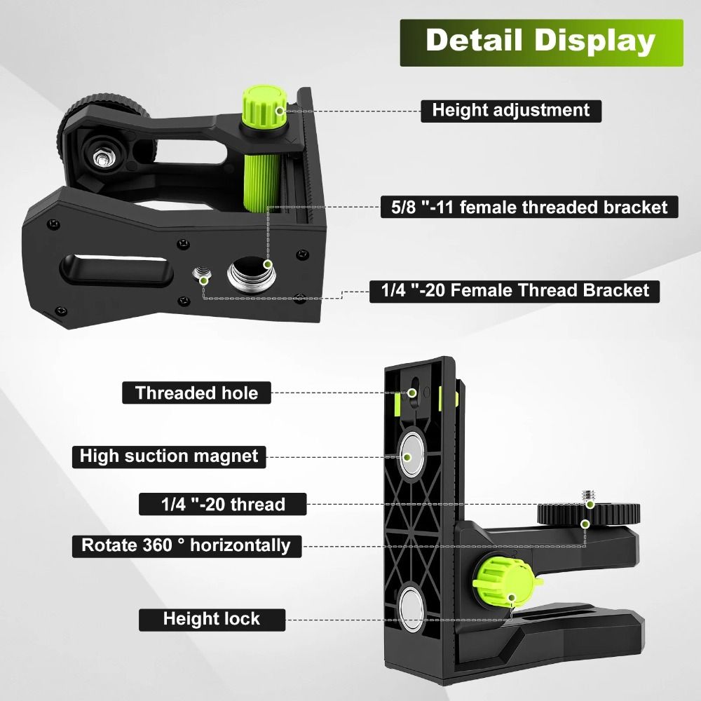 Braket Level Laser ABS Bentuk- - Spirit Level ulasan dan harga