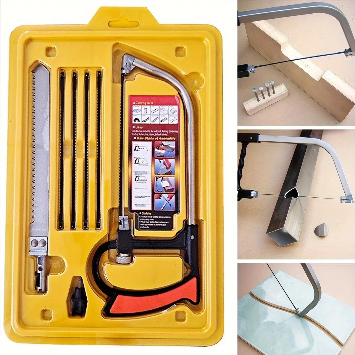 Set gergaji besi, gergaji baja - Hacksaw ulasan dan harga